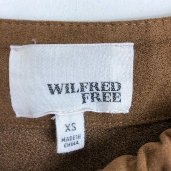 Wilfred Free Nescher Faux Suede Skirt Sz XS - Picture 5 of 12